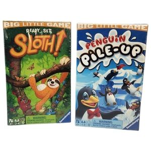 2 Big Little Game Bundle - Penguin Pile-up & Ready Set Sloth!